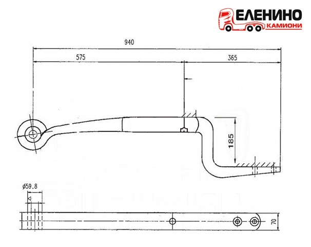 bpw 0508214010 resor remarke avtomorga za kamioni Elenino
