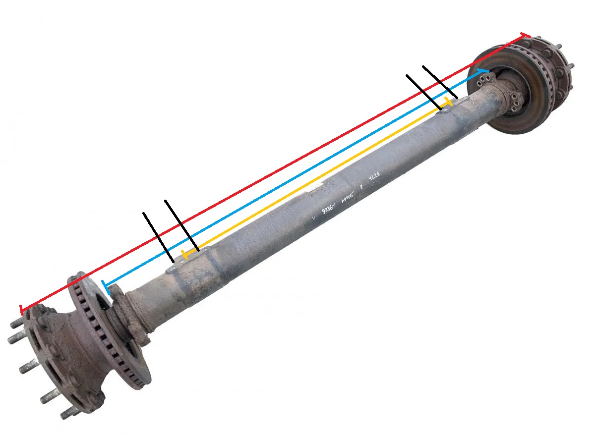 razmeri schmitz trailer axle