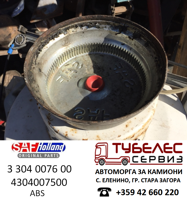 Капачка за главина на SAF 3304007600 4304007500 ABS Части за ремаркета Автоморга Еленино Тубелес Сервиз